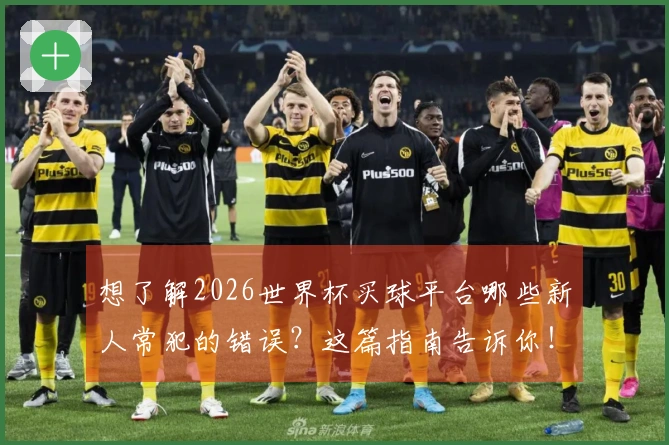想了解2026世界杯买球平台哪些新人常犯的错误？这篇指南告诉你！